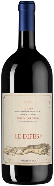 Вино Tenuta San Guido, Le Difese IGT, 2022, 1.5 л