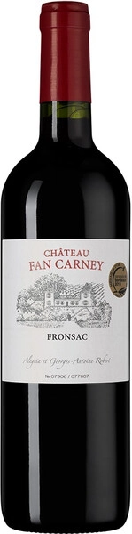 Вино Chateau Fan Carney, Fronsac AOC, 2022