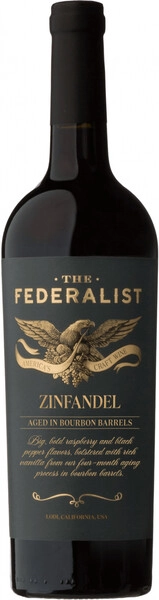 Вино The Federalist Zinfandel Aged in Bourbon Barrels, Lodi, 2022