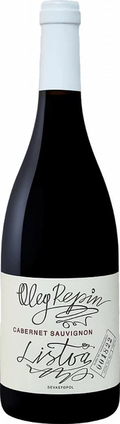 Вино Oleg Repin, "Listva" Cabernet Sauvignon, 2023