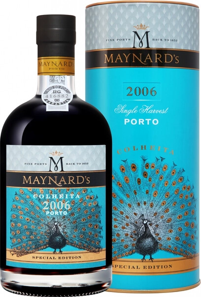 Портвейн Maynard's Colheita Porto Special Edition, 2006, in tube, 0.5 л