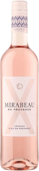 Вино X de Mirabeau Rose, Cotes de Provence AOC, 2019