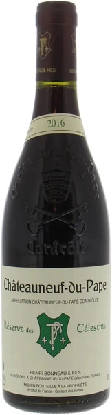 Вино Henri Bonneau, Chateauneuf-du-Pape Reserve des Celestins AOC, 2016