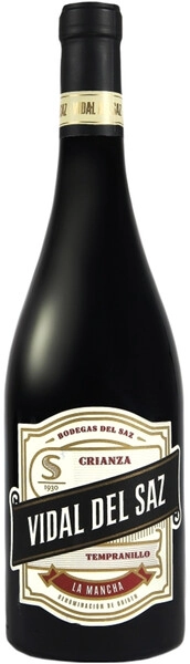 Вино Vidal del Saz Tempranillo Crianza, La Mancha DOP