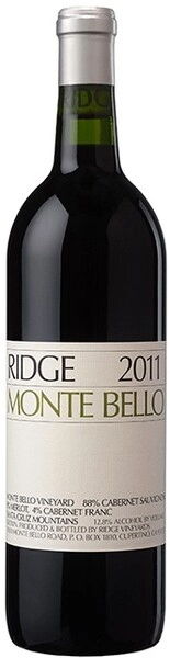 Вино California Monte Bello, 2011