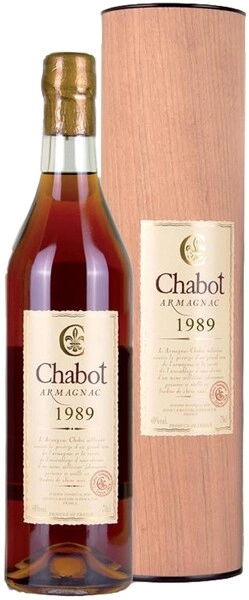 Арманьяк Chabot, 1989, gift tube, 0.7 л