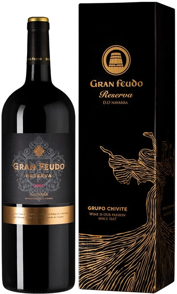 Вино Gran Feudo Reserva, Navarra DO, 2014, gift box, 1.5 л