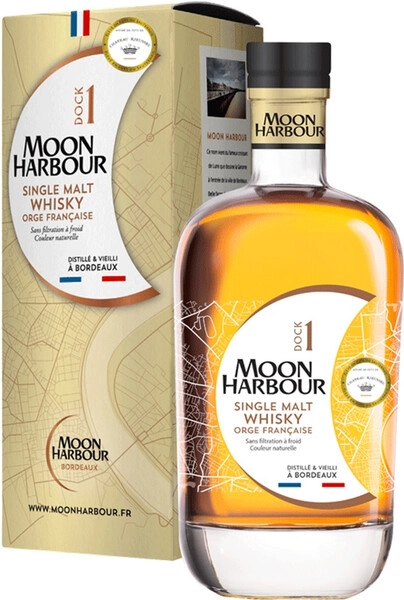 Виски Moon Harbour, Dock 1 Single Malt Chateau Rieussec, gift box, 0.7 л