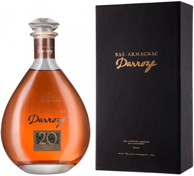Арманьяк Darroze, Les Grands Assemblages 20 ans d'age, Bas-Armagnac, in decanter & gift box, 0.7 л