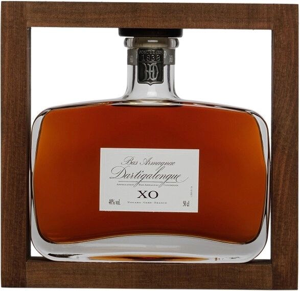 Арманьяк Dartigalongue XO, Bas Armagnac AOC, decanter and wooden frame, 0.5 л