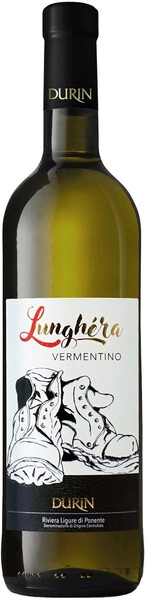 Вино Durin, Vermentino Lunghera, Riviera Ligure di Ponente DOC, 2018
