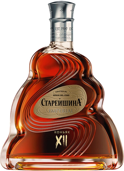 Коньяк Старейшина Империал 12-летний, 0.5 л