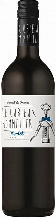 Вино Le Curieux Sommelier Merlot, 2020