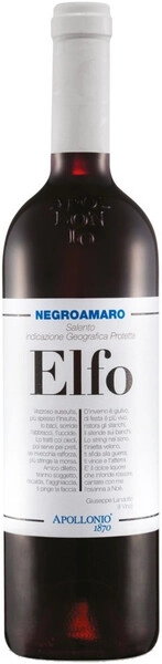 Вино Apollonio, Elfo Negroamaro, Salento IGP, 2022