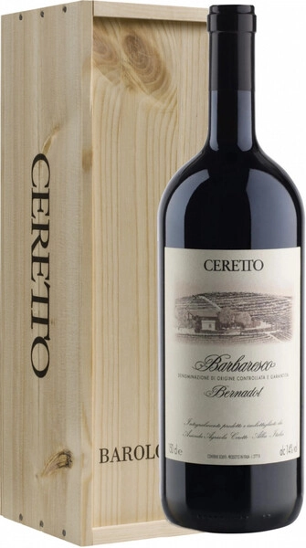 Вино Ceretto, Barbaresco Bernardot DOCG, 2021, wooden box, 1.5 л