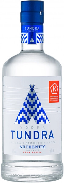 Водка Тундра Аутентик, 0.5 л