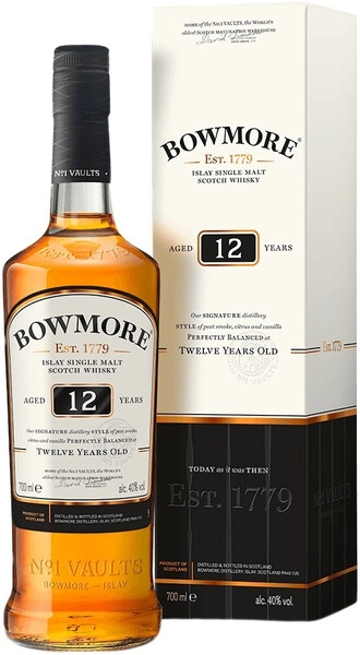 Виски Bowmore 12 Years Old, gift box, 0.7 л