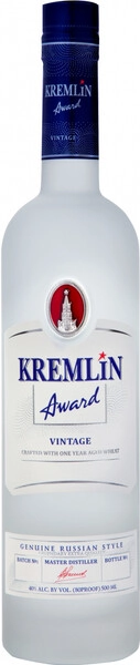 Водка Kremlin Award Vintage, 0.5 л