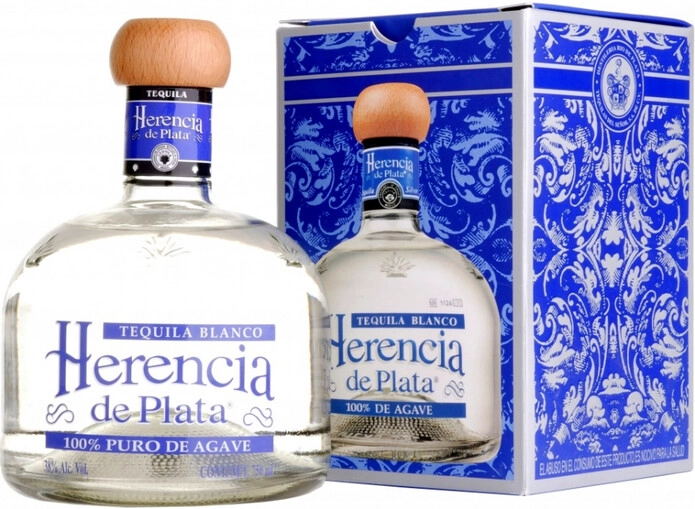 Текила Herencia de Plata Silver, gift box, 0.7 л