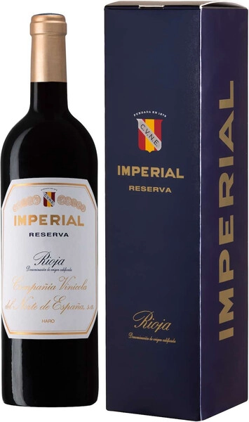 Вино CVNE, "Imperial" Reserva, Rioja DOC, 2019, gift box