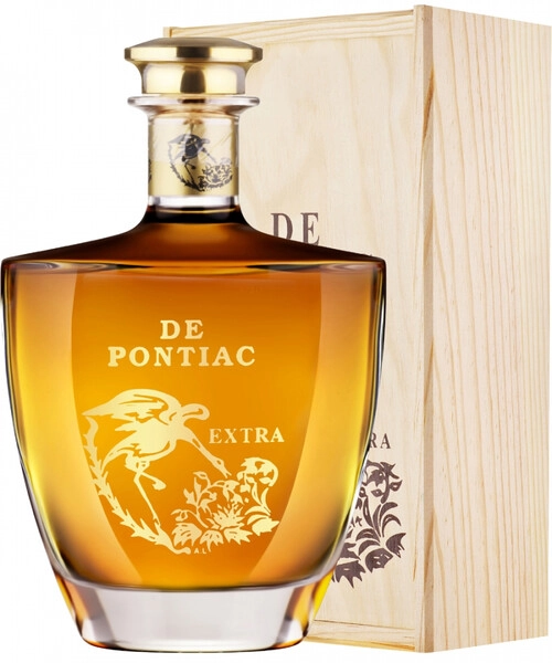 Арманьяк De Pontiac Extra, Bas-Armagnac AOC, wooden box, 0.7 л