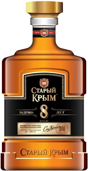 Коньяк Старый Крым 8-летний, 0.5 л