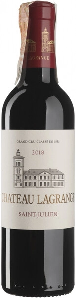 Вино Chateau Lagrange, Saint-Julien AOC 3-eme Grand Cru Classe, 2018, 375 мл