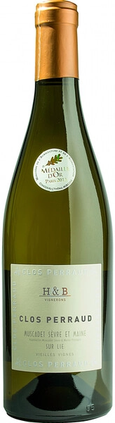 Вино Huteau Boulanger, Clos Perraud Muscadet Sevre et Maine AOP sur Lie