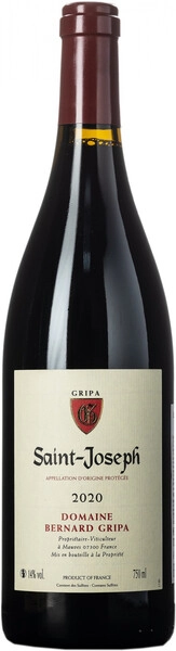 Вино Domaine Bernard Gripa, Saint-Joseph AOP Rouge, 2020