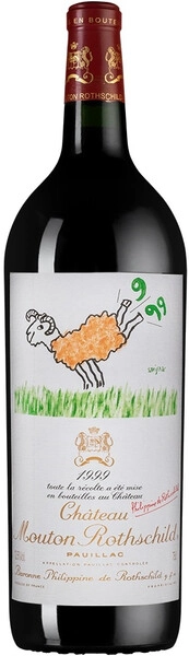 Вино Chateau Mouton Rothschild, Pauillac AOC Premier Grand Cru Classe, 1999, 1.5 л