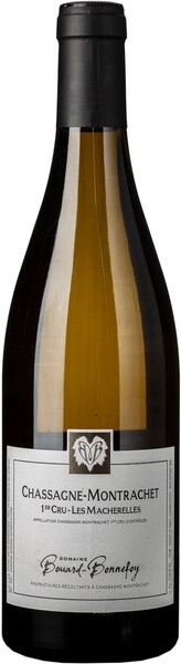 Вино Domaine Bouard-Bonnefoy, Chassagne-Montrachet 1er Cru Les Macherelles AOC, 2021