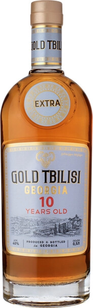 Коньяк Gold Tbilisi Extra 10 Years Old, 0.5 л