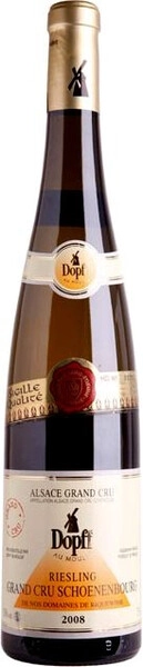 Вино Dopff au Moulin, Schoenenbourg Riesling Alsace Grand Cru AOC, 2008