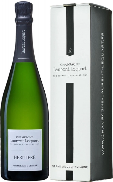Шампанское Champagne Laurent Lequart, Heritiere Extra Brut, gift box