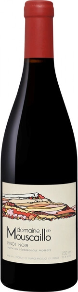 Вино Domaine de Mouscaillo, Pinot Noir, Haute Vallee de l'Aude IGP, 2020