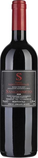 Вино Poderi Sanguineto I e II, Toscano IGT Rosso, 2020
