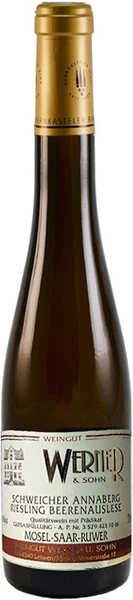 Вино Weingut Werner & Sohn, Schweicher Annaberg Riesling Beerenauslese, 1999, 375 мл