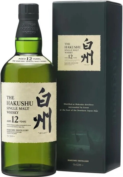 Виски Suntory, "Hakushu" 12 Years Old (43,5%), gift box, 0.7 л