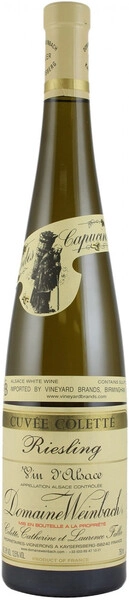 Вино Domaine Weinbach, Riesling Cuvee Colette, Alsace AOC, 2021