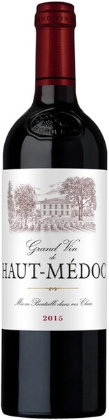 Вино Ginestet, Grand Vin de Haut-Medoc AOC, 2015