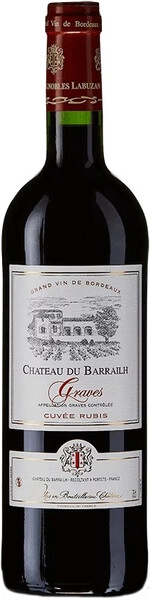 Вино Chateau du Barrailh, Graves АОC, 2019