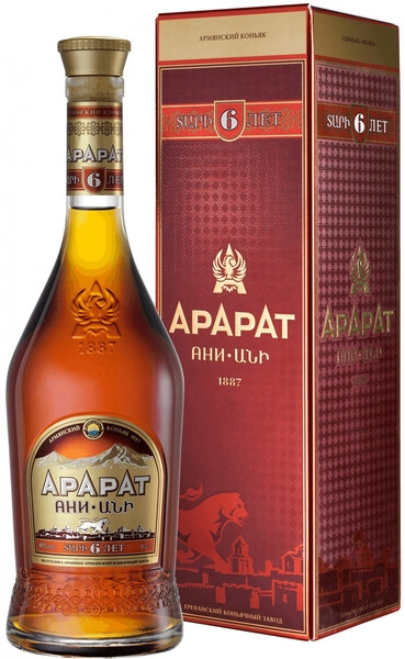 Коньяк Арарат Ани, в подарочной коробке, 0.7 л