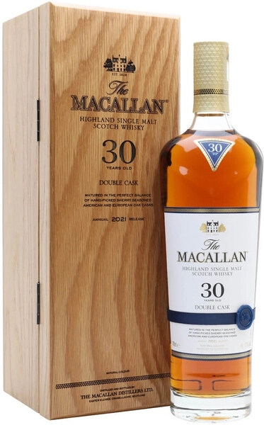 Виски Macallan Double Cask 30 Years Old, wooden box, 0.7 л