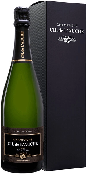 Шампанское CH. de L'Auche, Blanc de Noirs Brut Selection, Champagne AOC, gift box