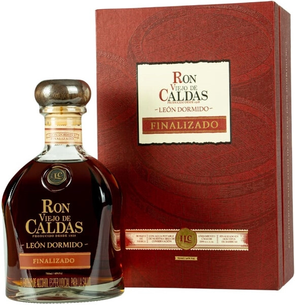 Ром Viejo de Caldas Leon Dormido Finalizado, gift box, 0.75 л