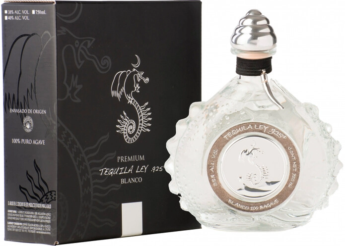 Текила Ley 925 Blanco, gift box Diamond, 0.75 л