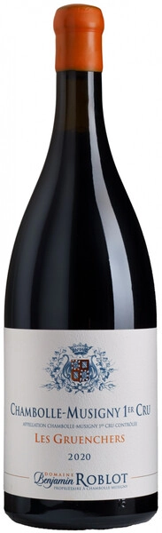 Вино Domaine Benjamin Roblot, Chambolle-Musigny 1er Cru Les Gruenchers AOC, 2020, 1.5 л