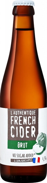 Сидр L'Authentique Brut, 0.33 л