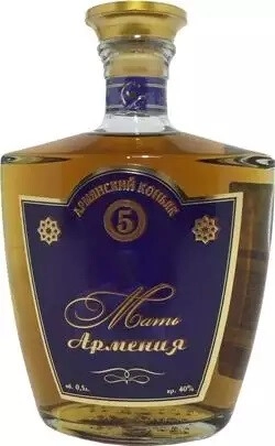 Коньяк Мать Армения 5-летний, 0.5 л