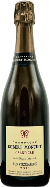 Шампанское Robert Moncuit, Les Vozemieux Blanc de Blancs Grand Cru, Champagne AOC, 2016